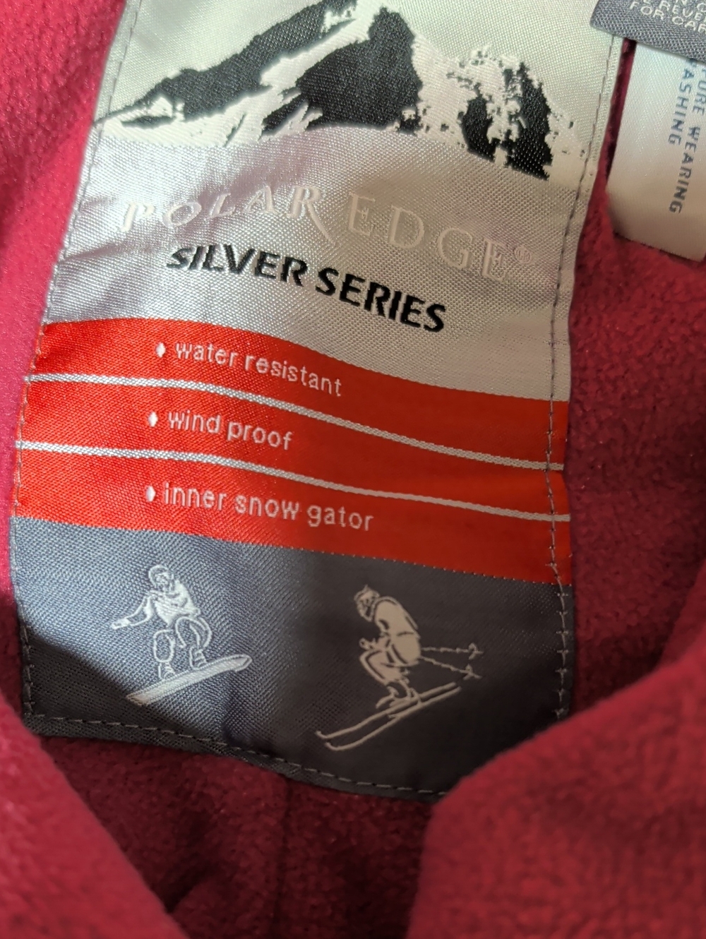 Polar Edge Kids' Silver Series In Pink Camo Ski Pants